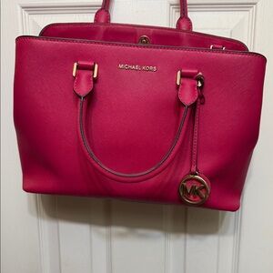 Michael Kors Fuchsia Tote Bag